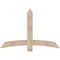 Ekena Millwork Bellingham Smooth Timber Gable Bracket, Douglas Fir, 60"W x 40"H x 5 1/2"D x 5 1/2"F, 16/12 Pitch GBW060X40X0606BEL00SDF - alternate 1